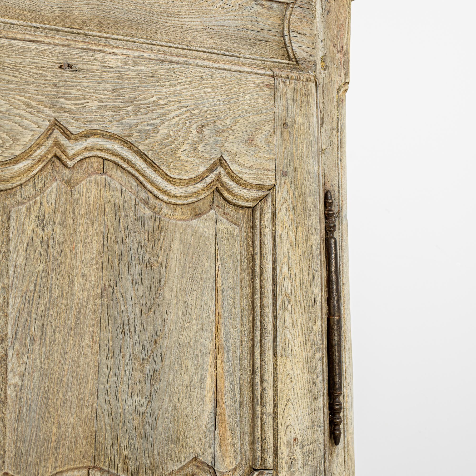 19th Century French Oak Armoire In Good Condition In High Point, NC