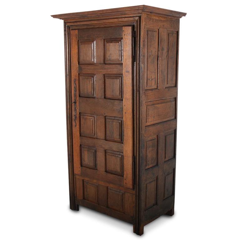 Late 19th Century 19th Century French Oak Armoire or Bonnetiere