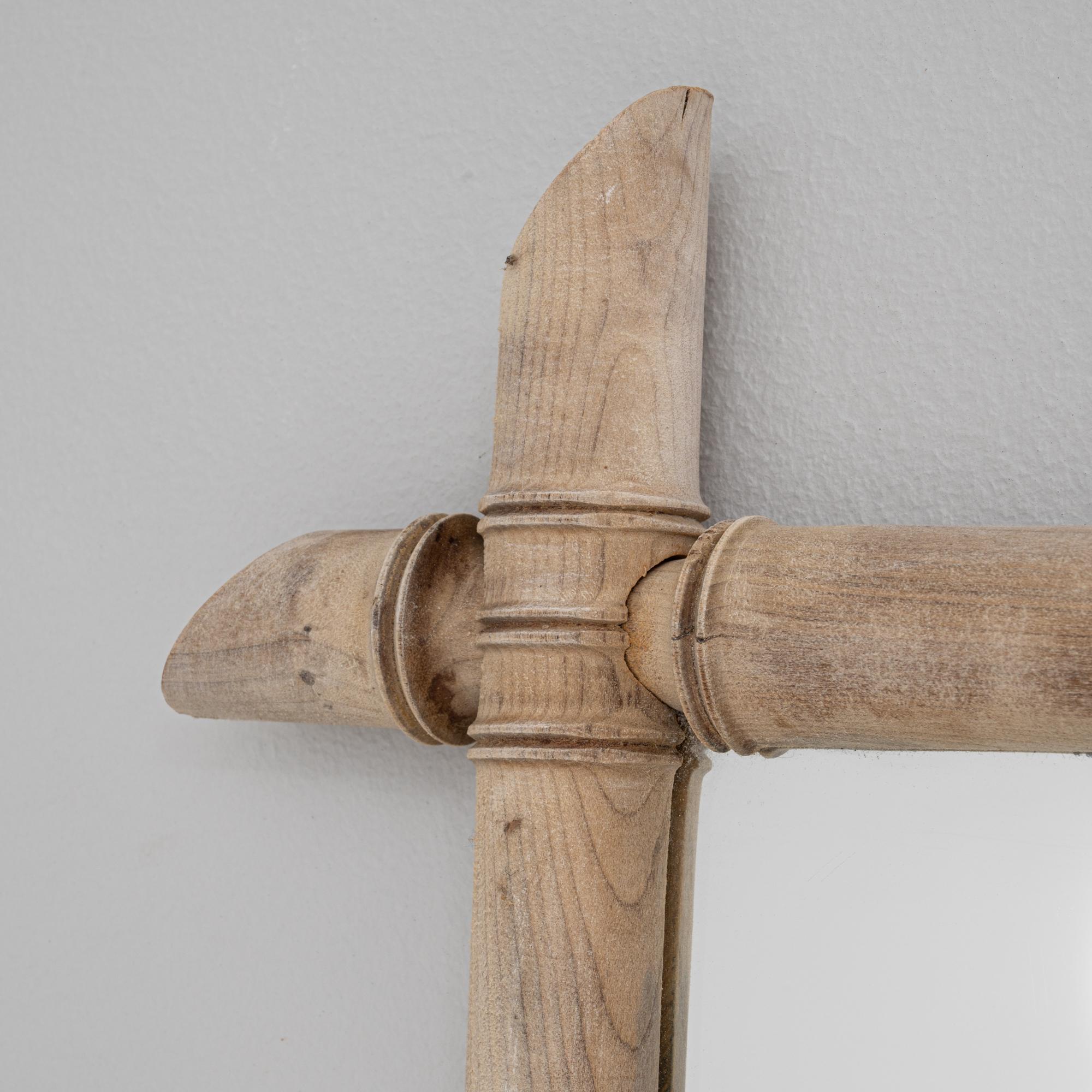 Miroir français du 19ème siècle de style bambou en vente 2