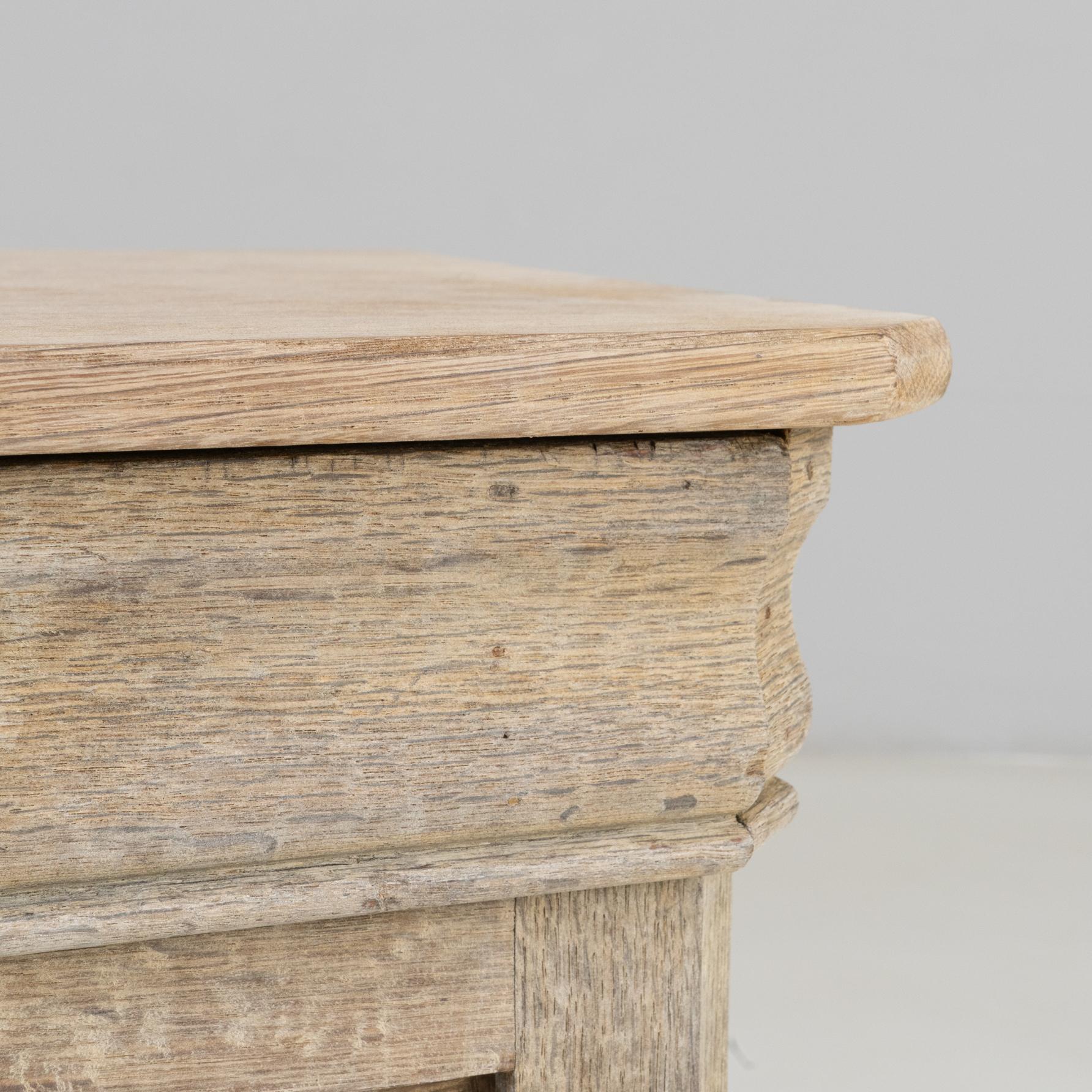 19th Century French Oak Bedside Table For Sale 7