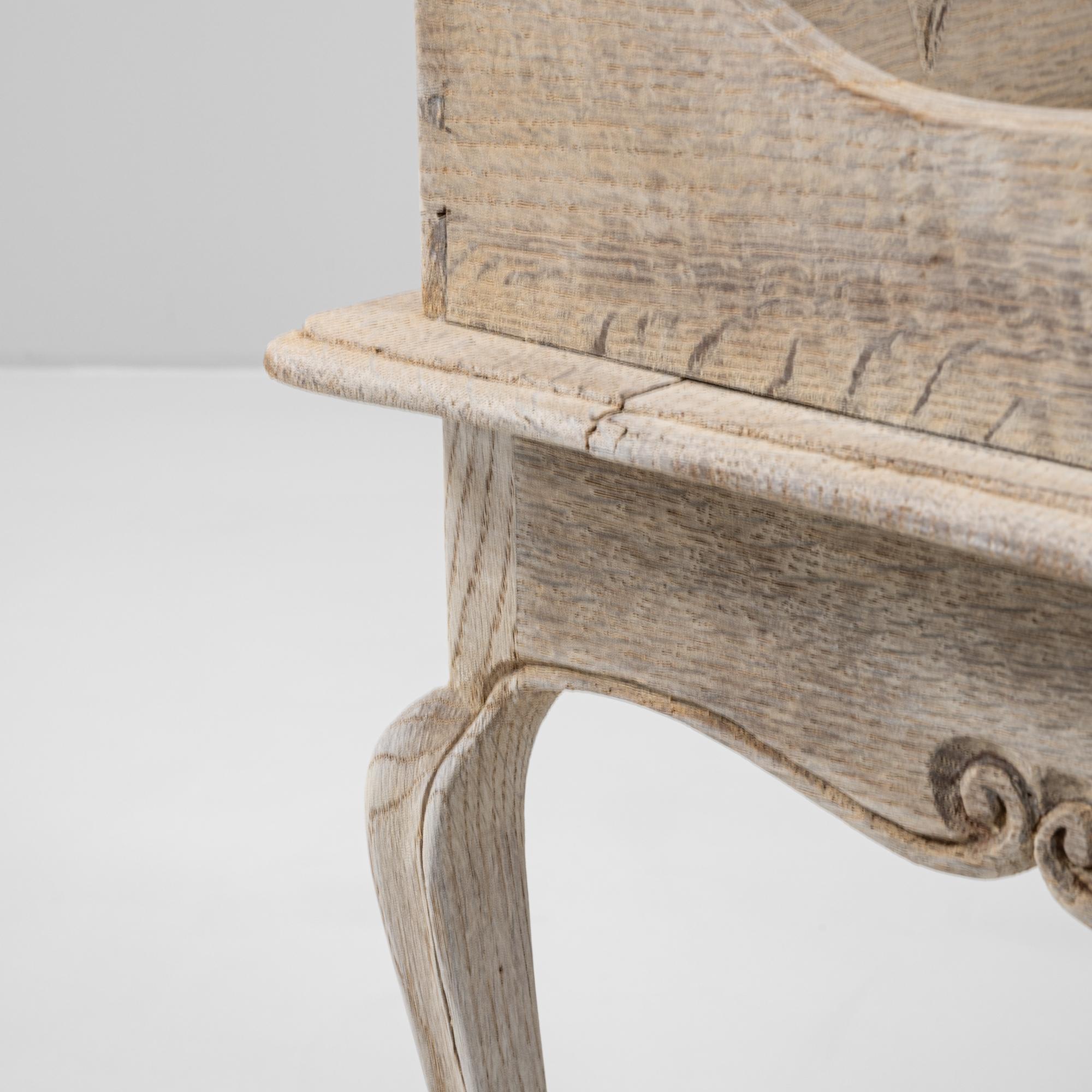 19th Century French Oak Bedside Table im Angebot 5