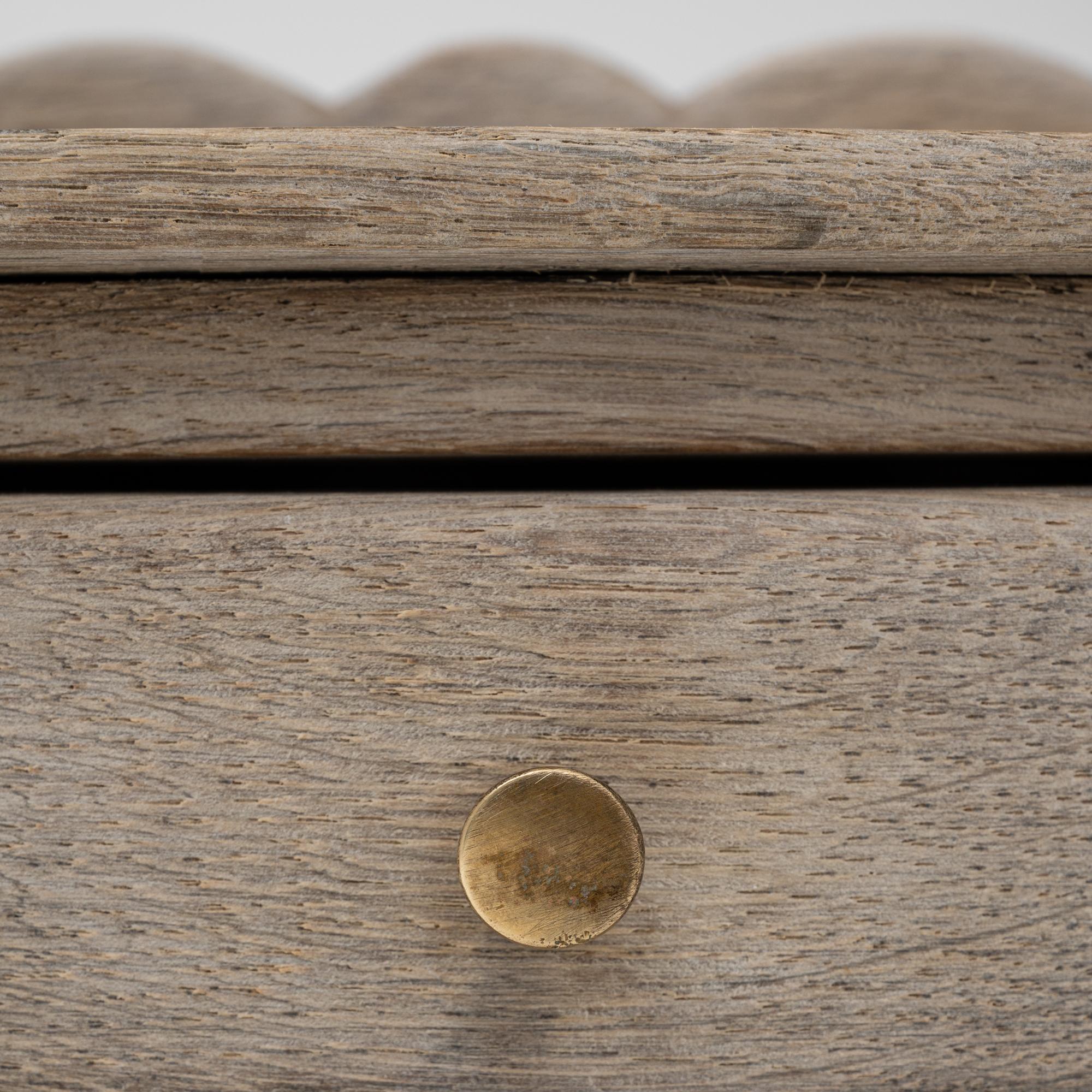 19th Century French Oak Bedside Table im Angebot 5