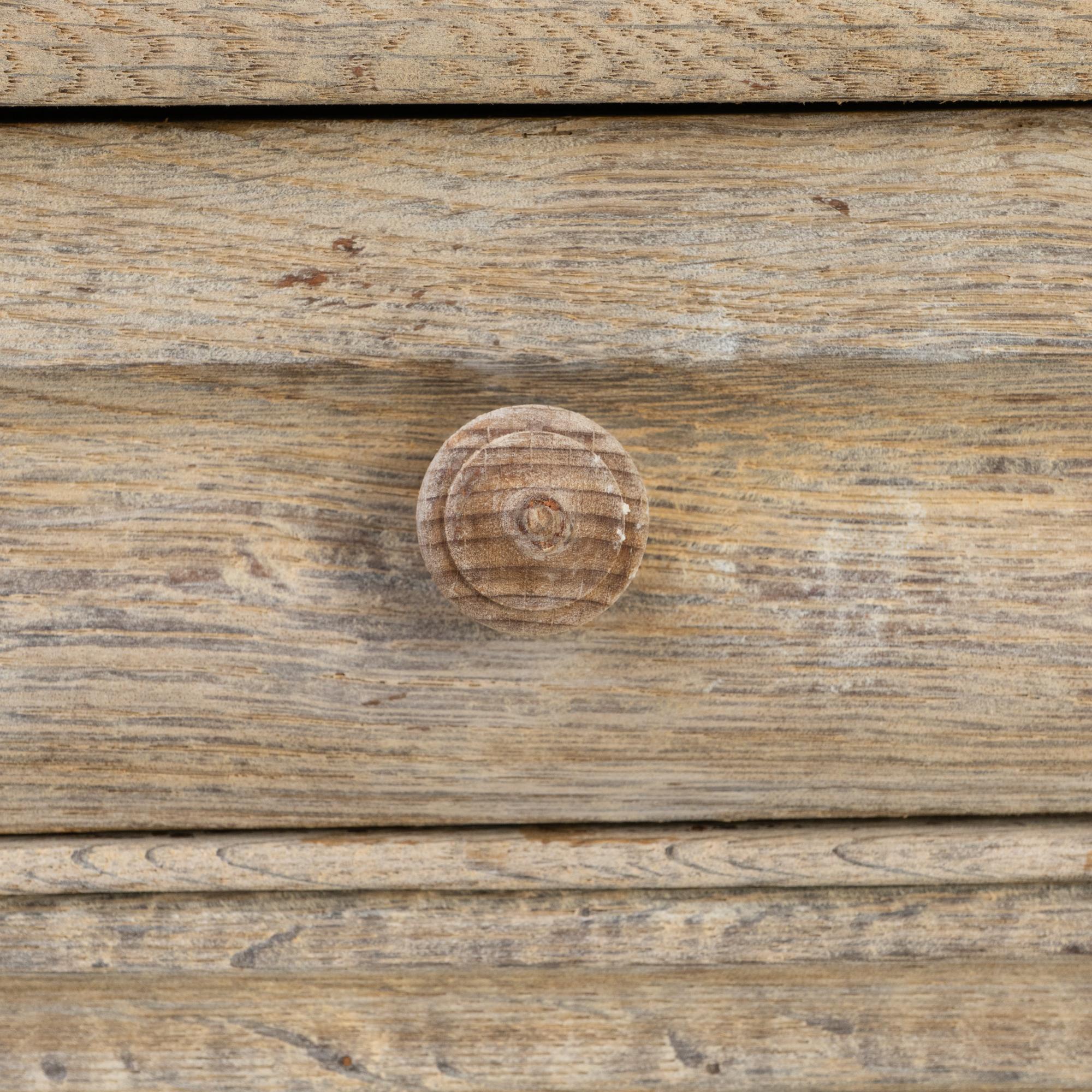19th Century French Oak Bedside Table For Sale 8