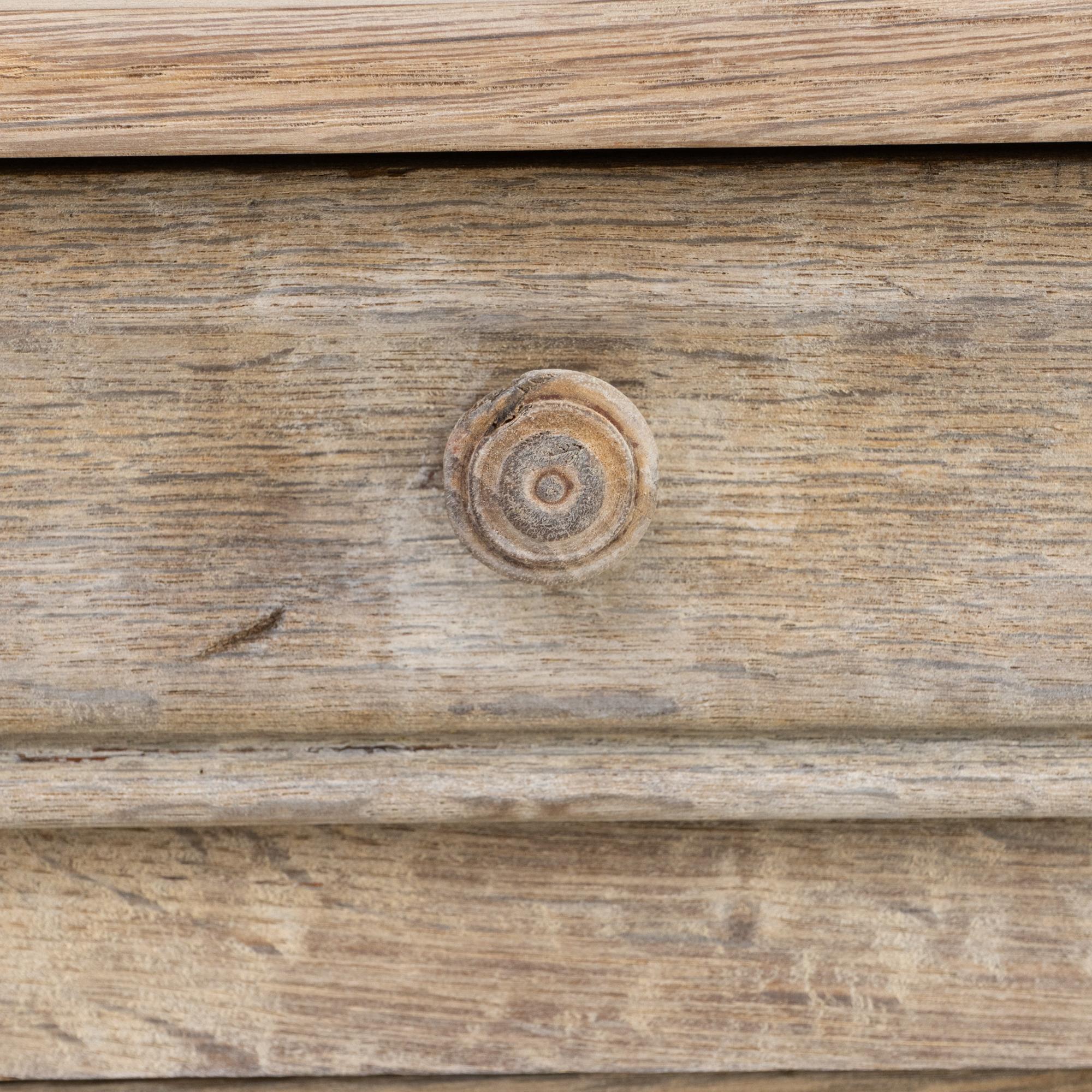 19th Century French Oak Bedside Table For Sale 8