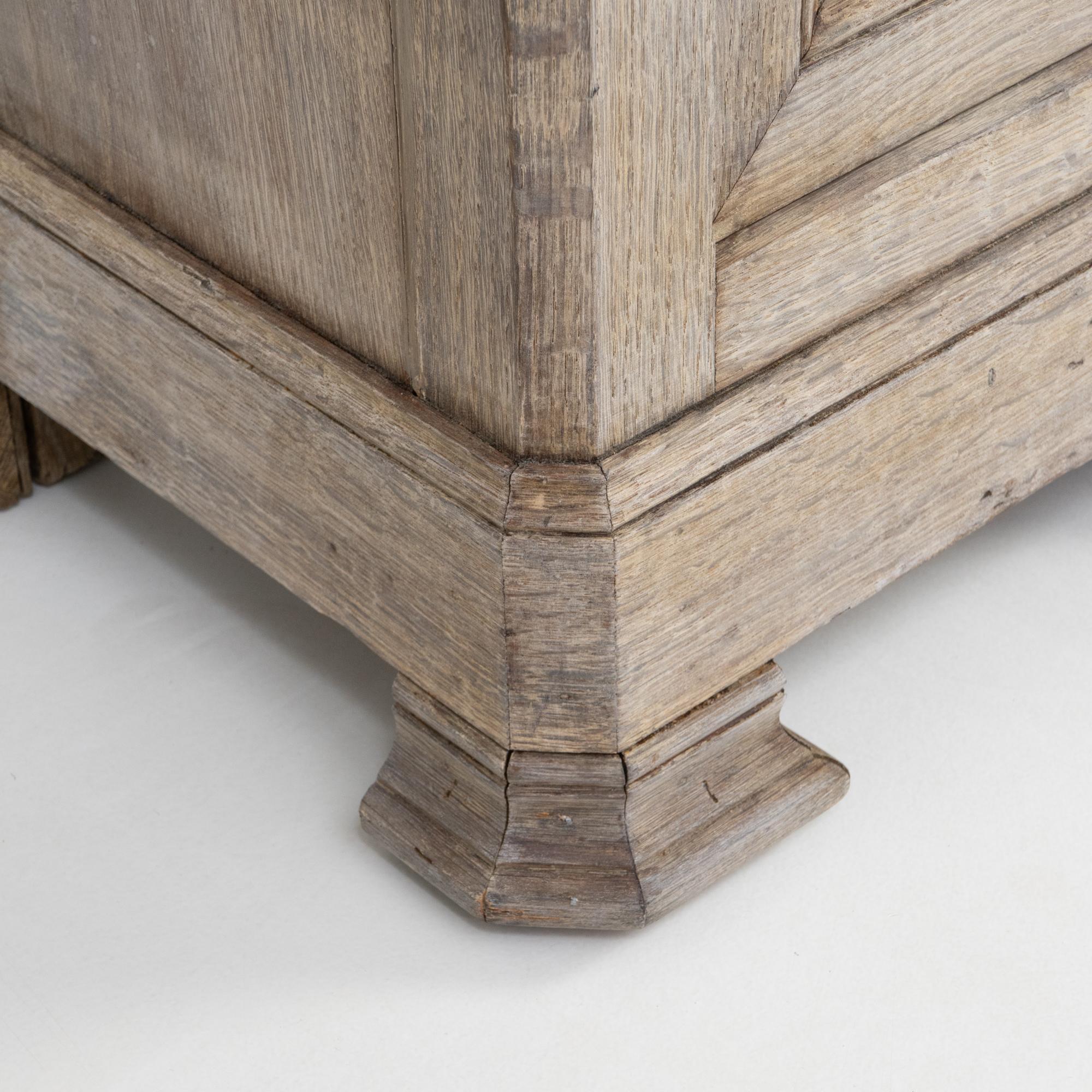 19th Century French Oak Bedside Table For Sale 9