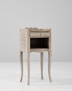 19th Century French Oak Bedside Table