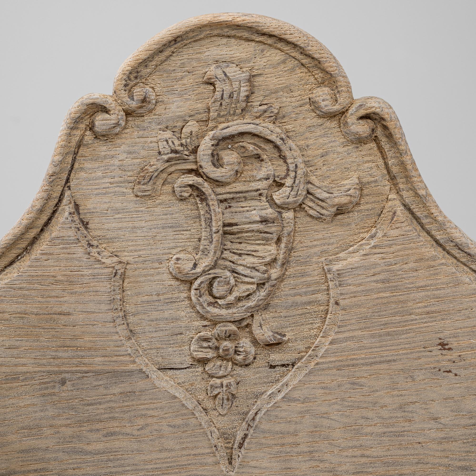 19th Century French Oak Bedside Table im Angebot 3