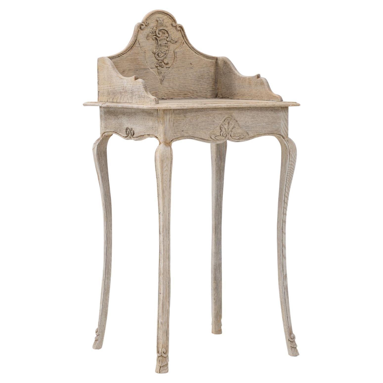 19th Century French Oak Bedside Table