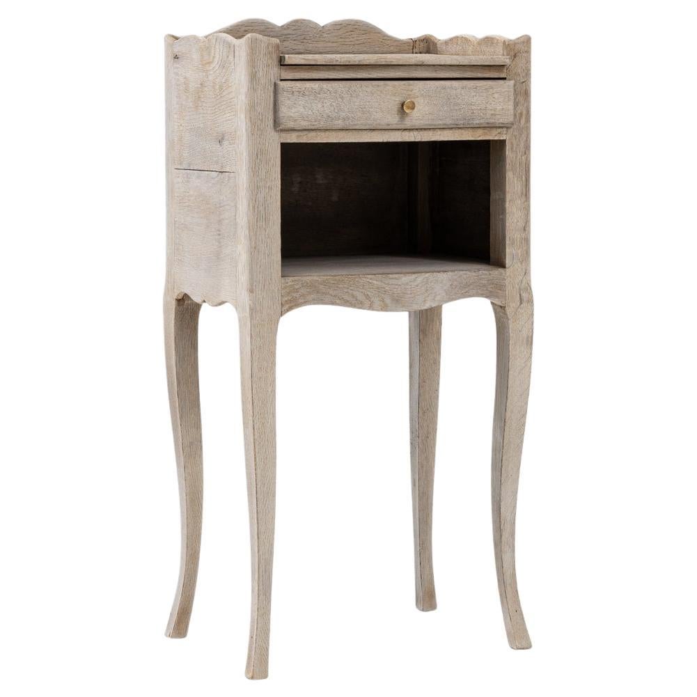 19th Century French Oak Bedside Table