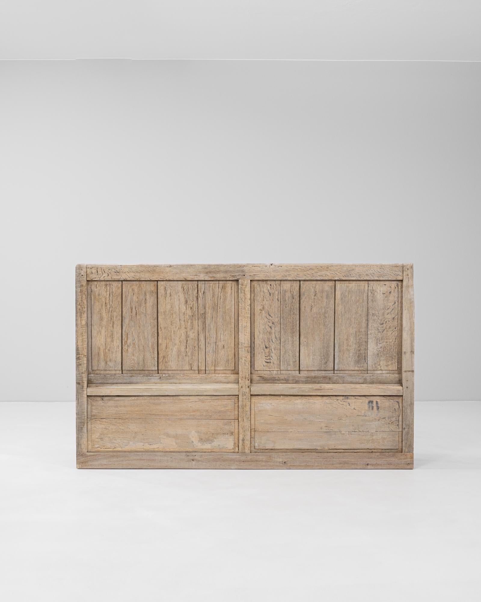 Banc en chêne français du XIXe siècle en vente 1