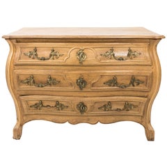 Antique 19th Century French Oak Bombay Commode