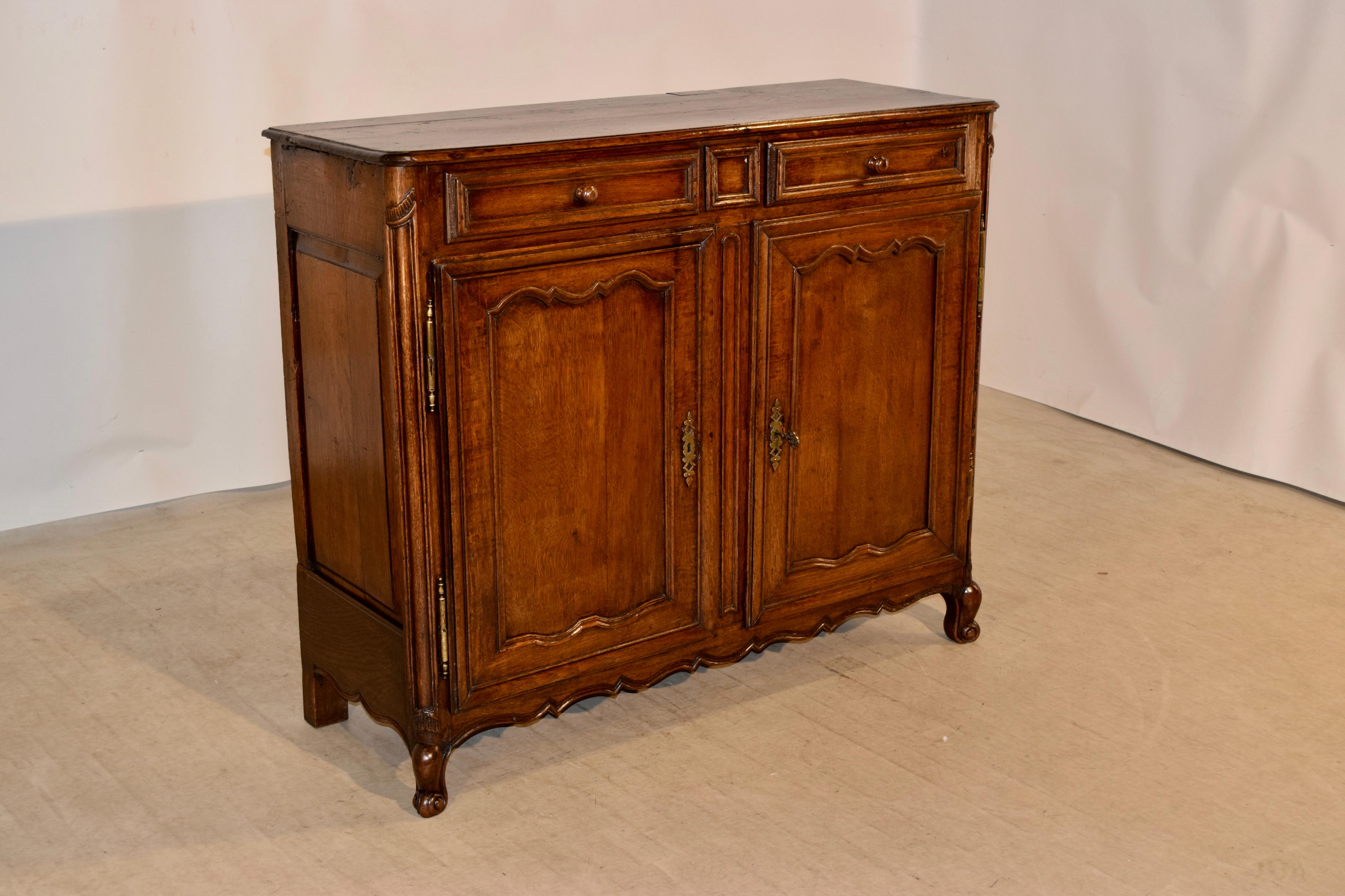 Country 19th Century French Oak Buffet