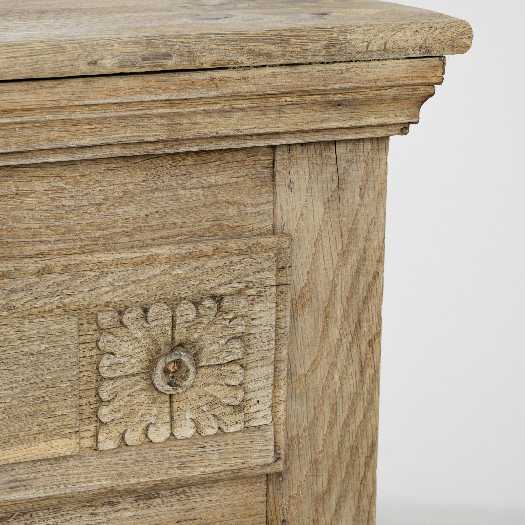 Bleached 19th Century French Oak Buffet