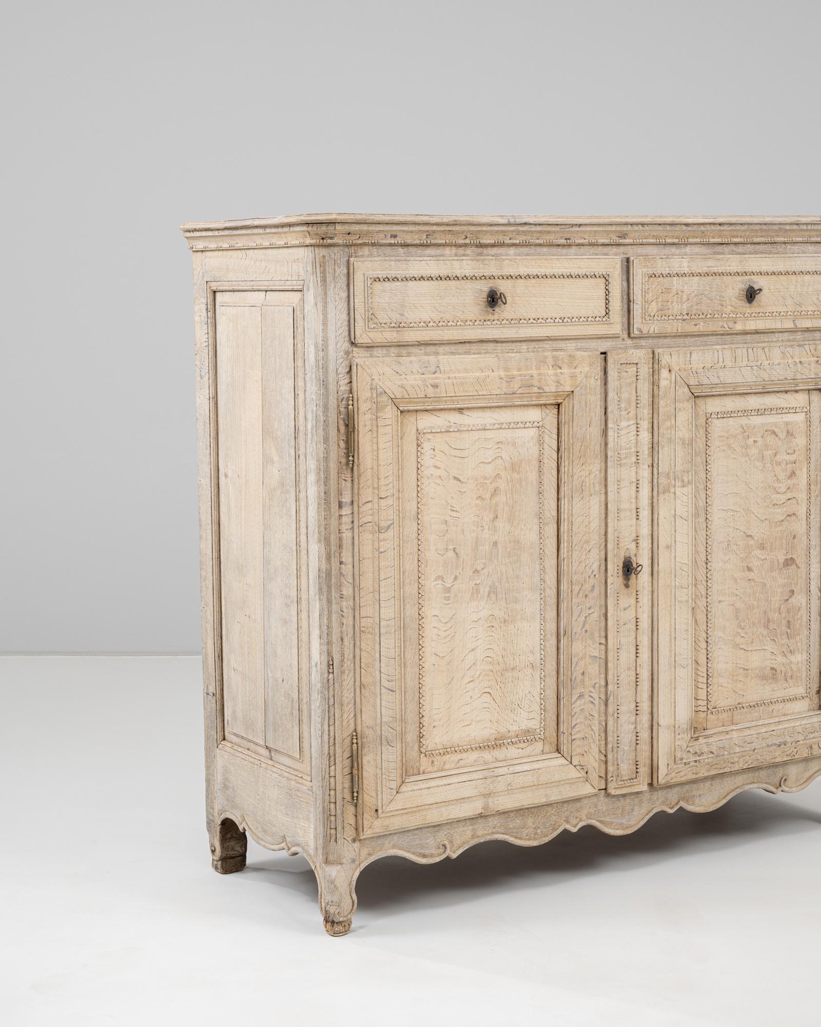 19th Century French Oak Buffet For Sale 4