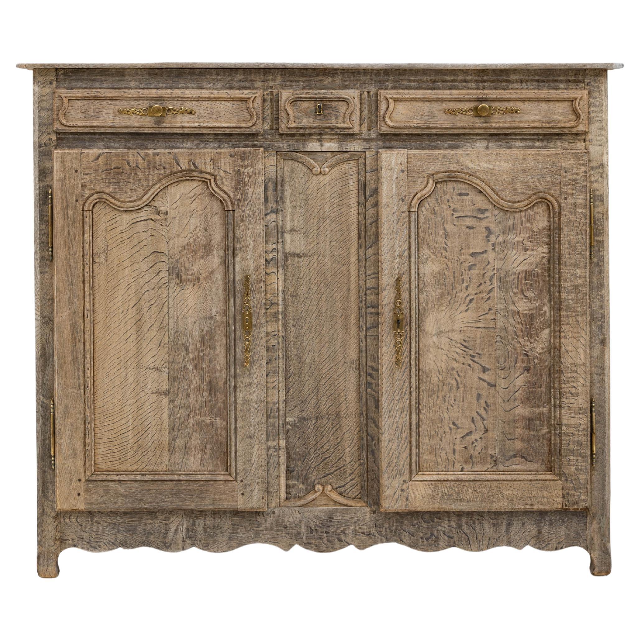 19th Century French Oak Buffet