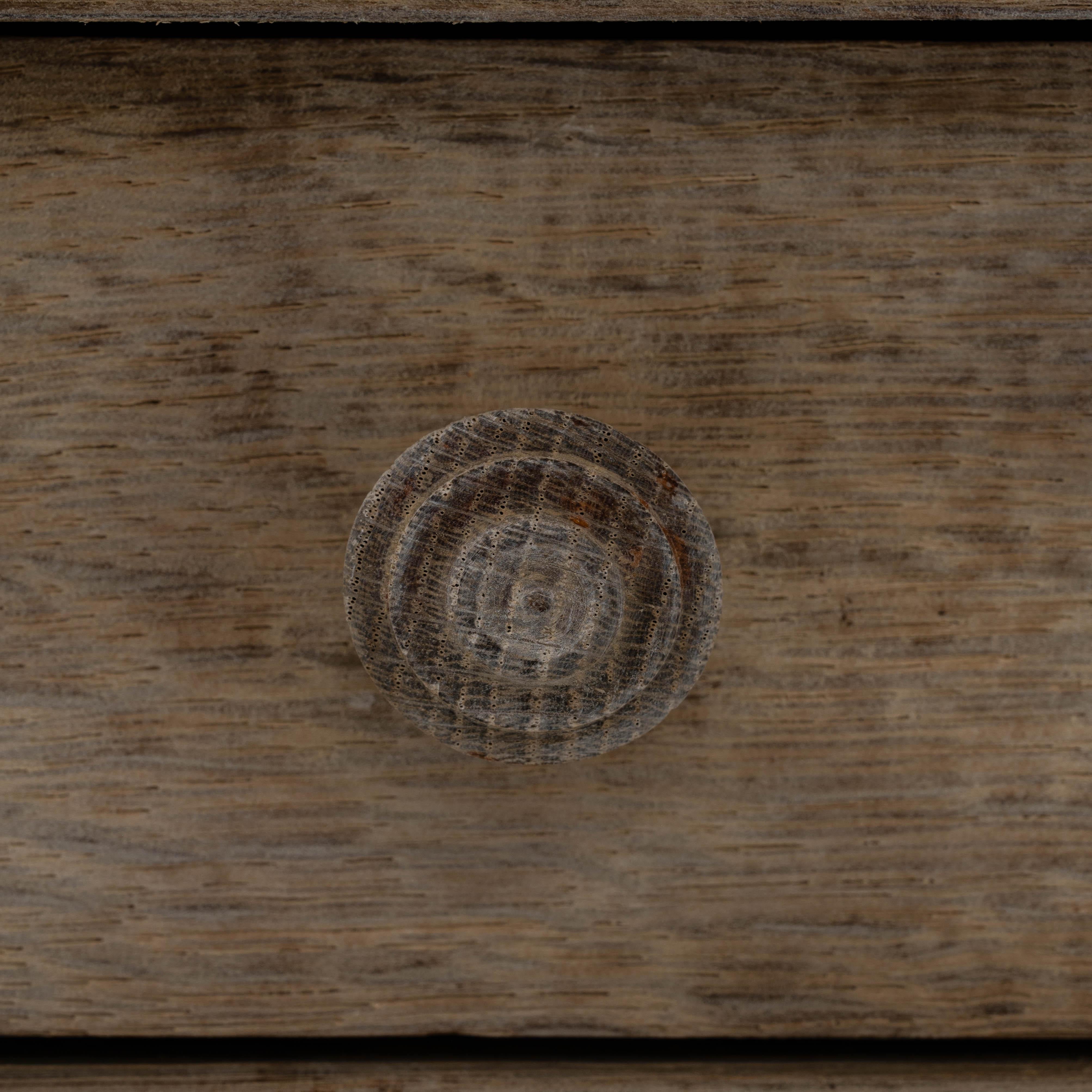 Buffet francese del XIX secolo in Oak con piano in marmo in vendita 8