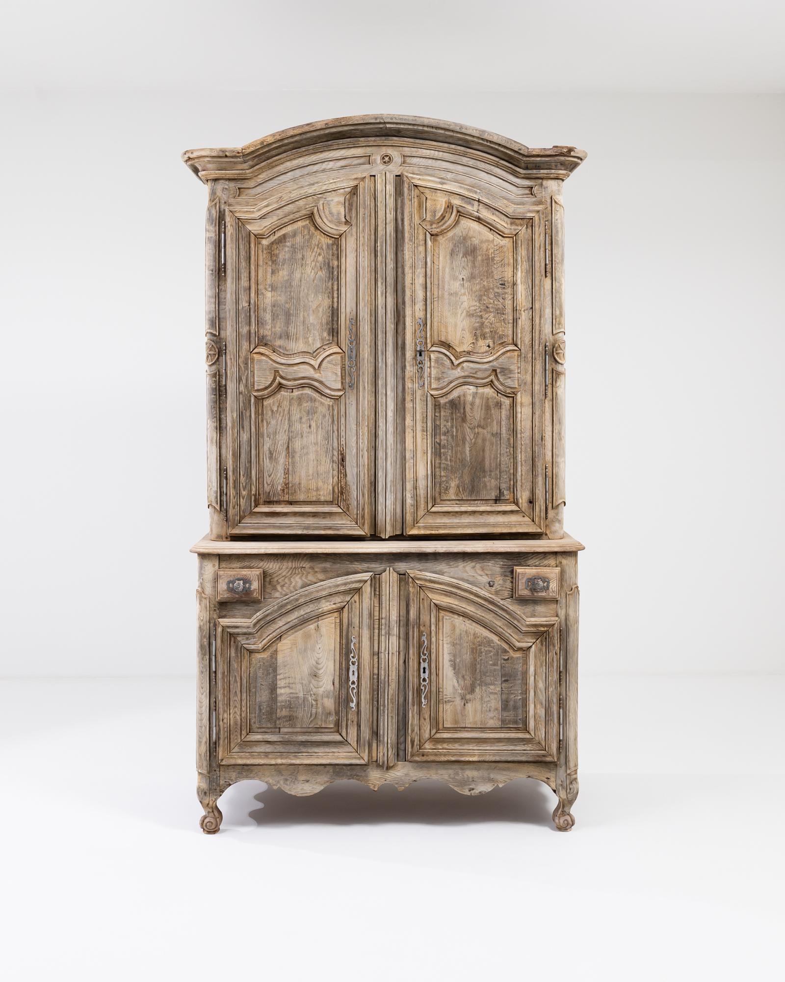 French Provincial 19th Century French Oak Cabinet 