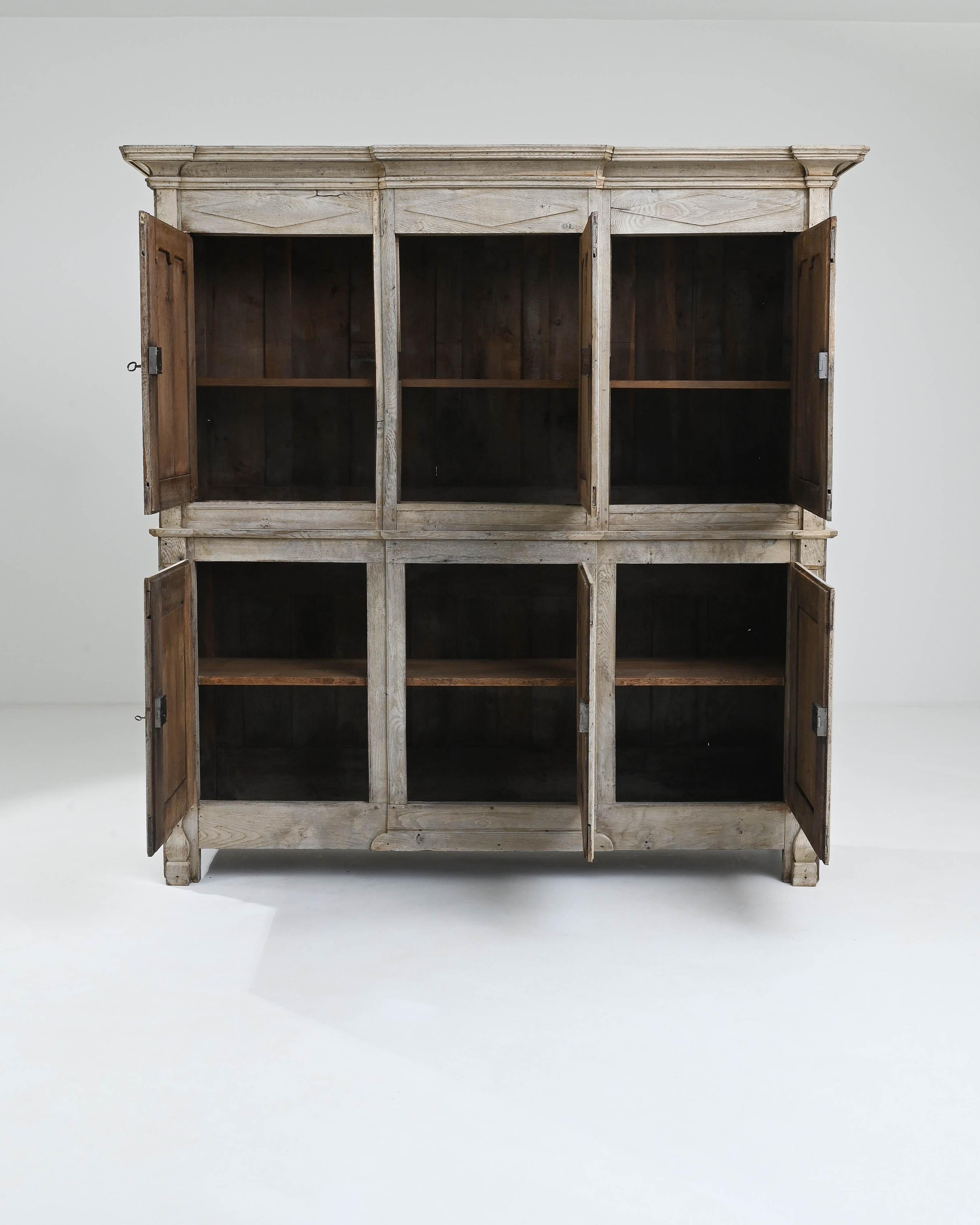 French Provincial 19th Century French Oak Cabinet