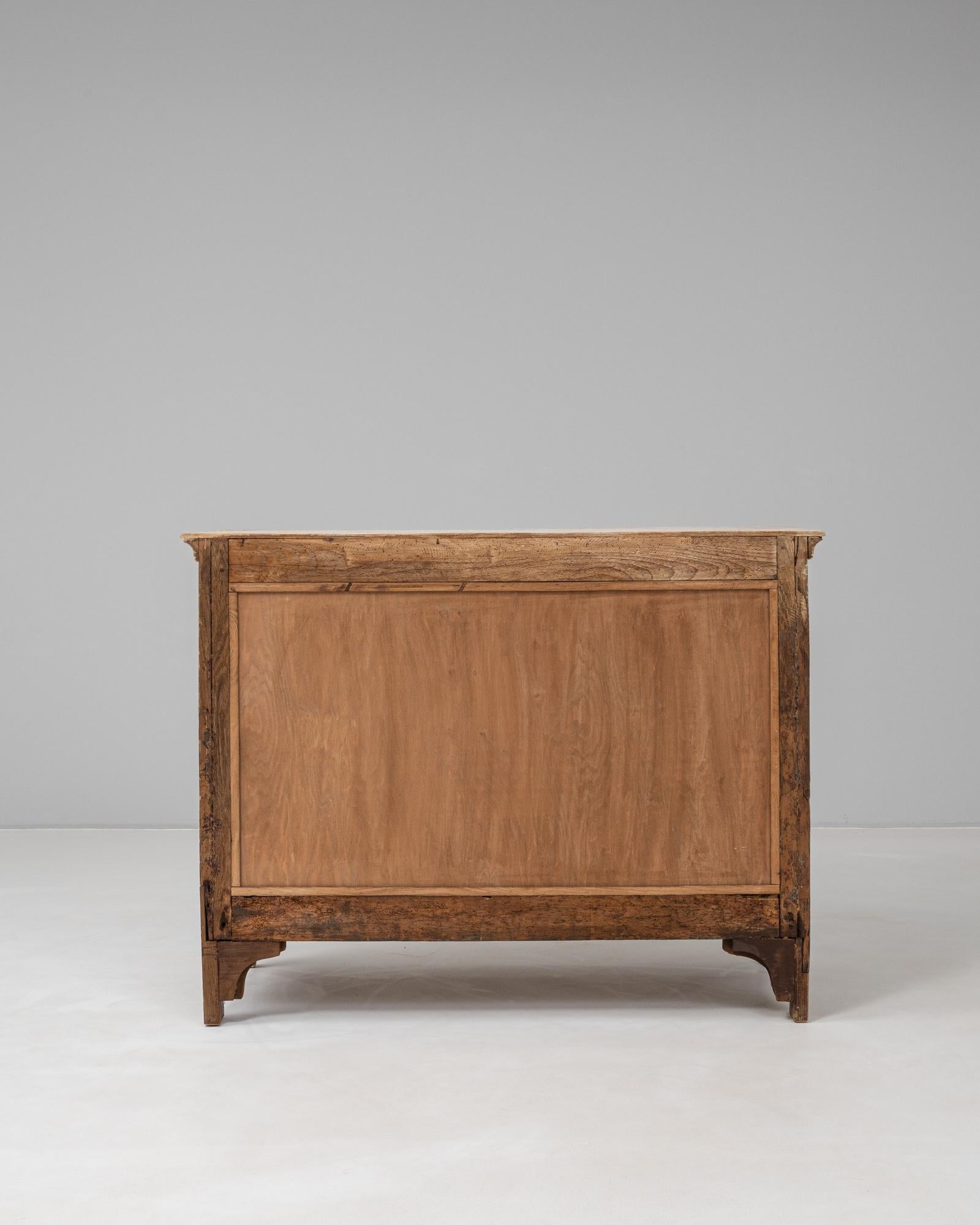 19th Century French Oak Chest Of Drawers For Sale 9
