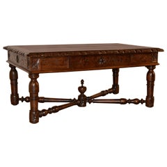 Antique 19th Century French Oak Coffee Table