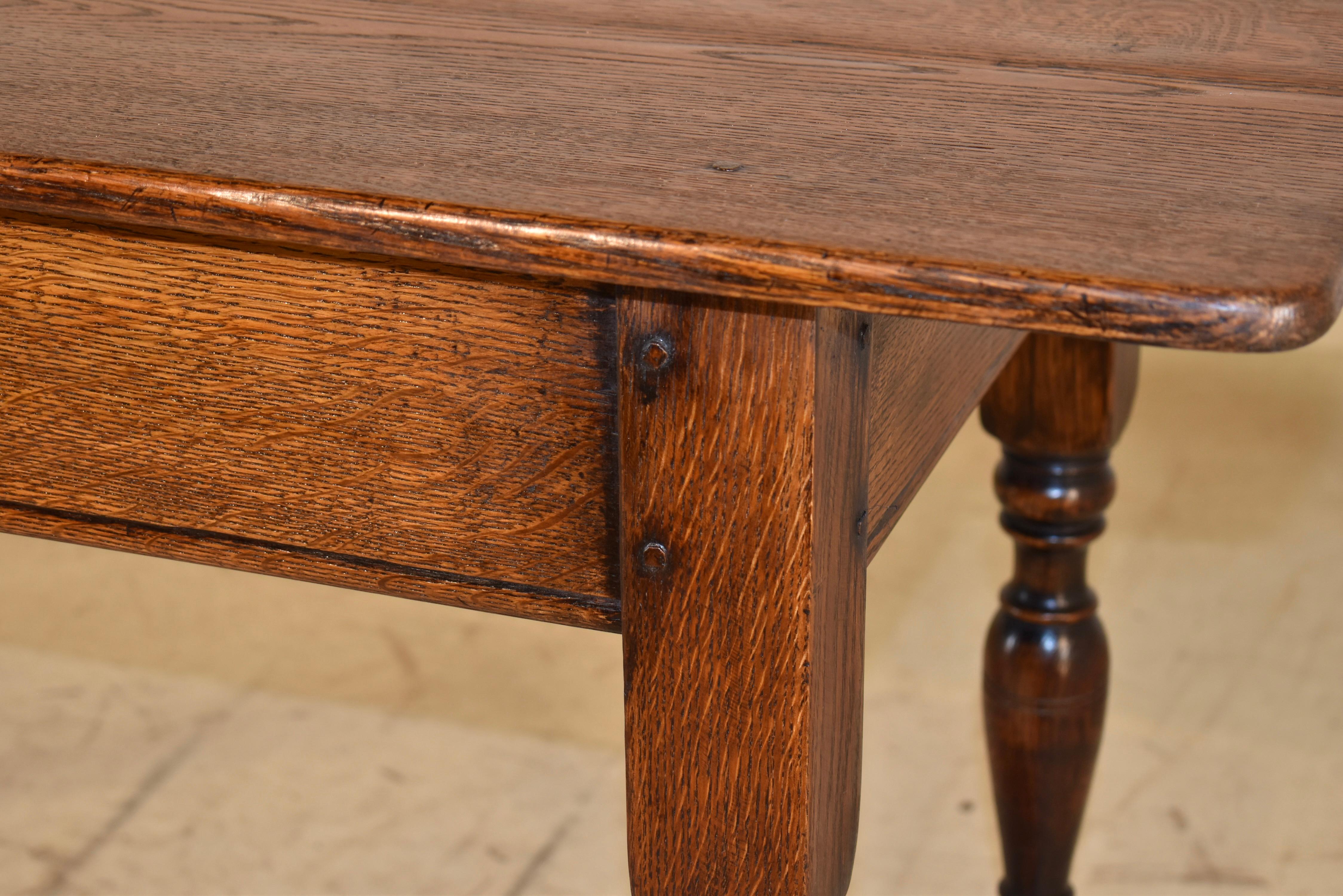 Tavolo consolle in Oak francese del XIX secolo in vendita 1