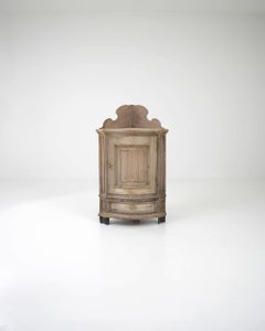 19th Century French Oak Corner Buffet