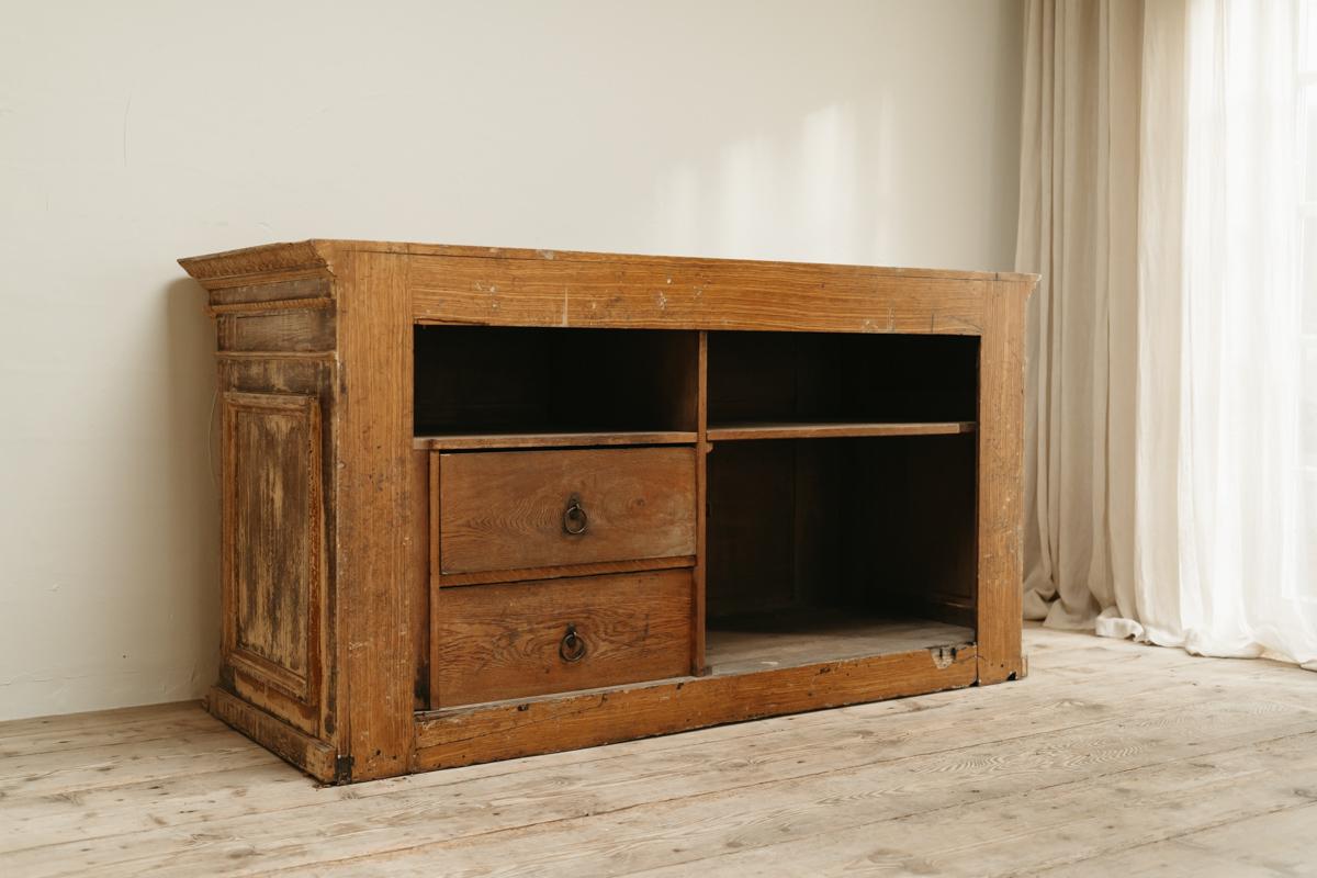 19th century French oak counter .. 10