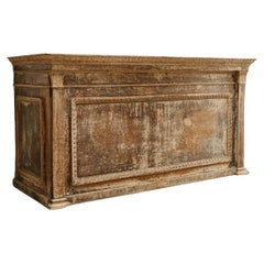 19th century French oak counter ..