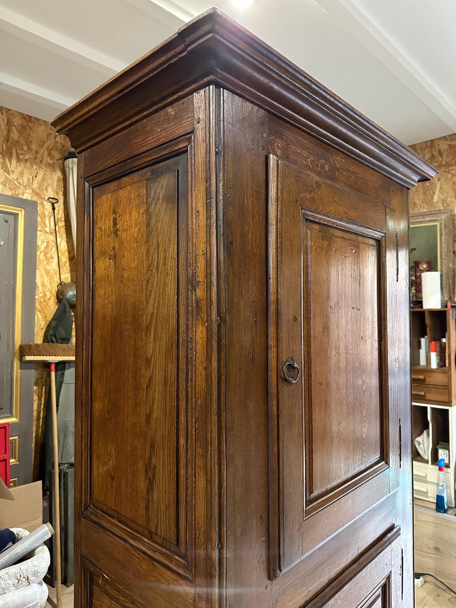 19th century French Oak Cupboard  For Sale 1