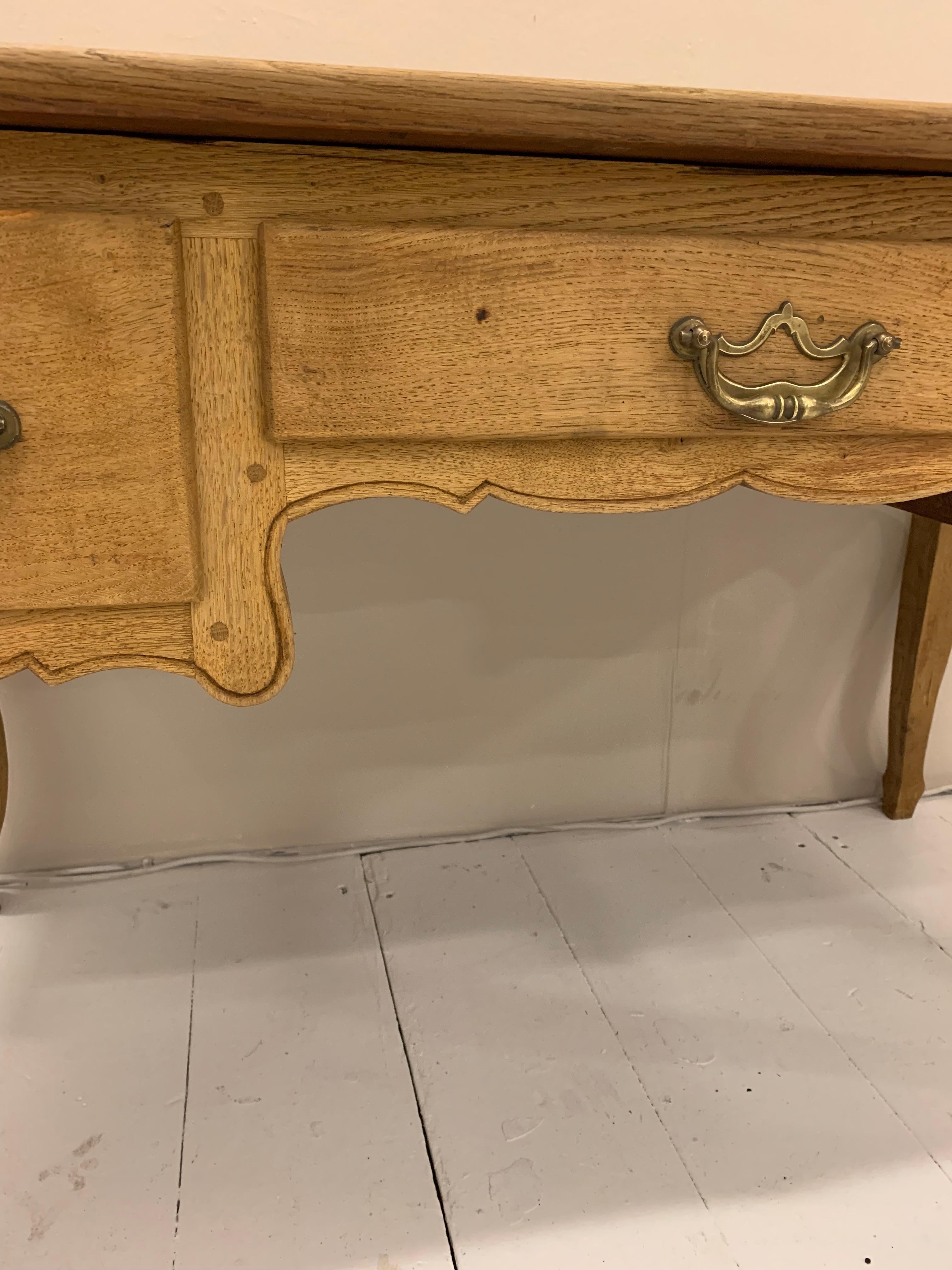 19th Century French Oak Desk For Sale 7