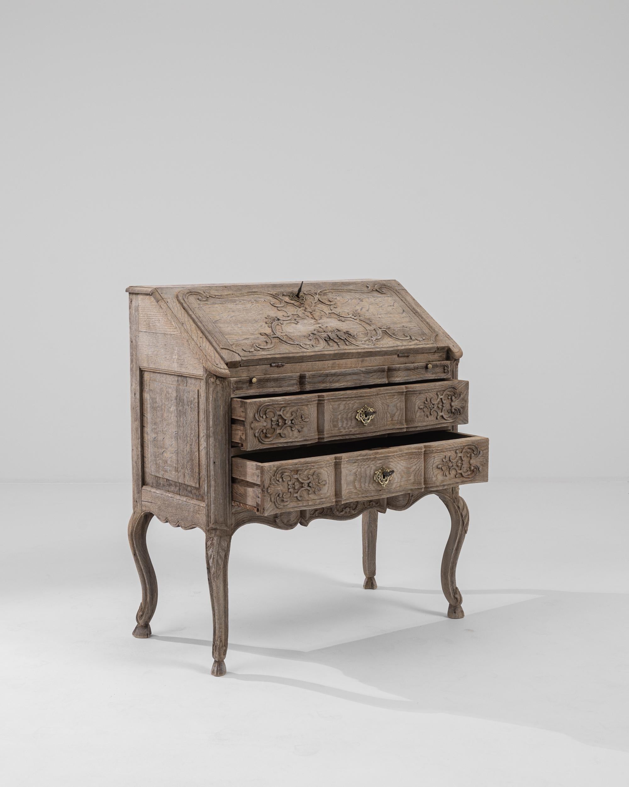 19th Century French Oak Desk 2