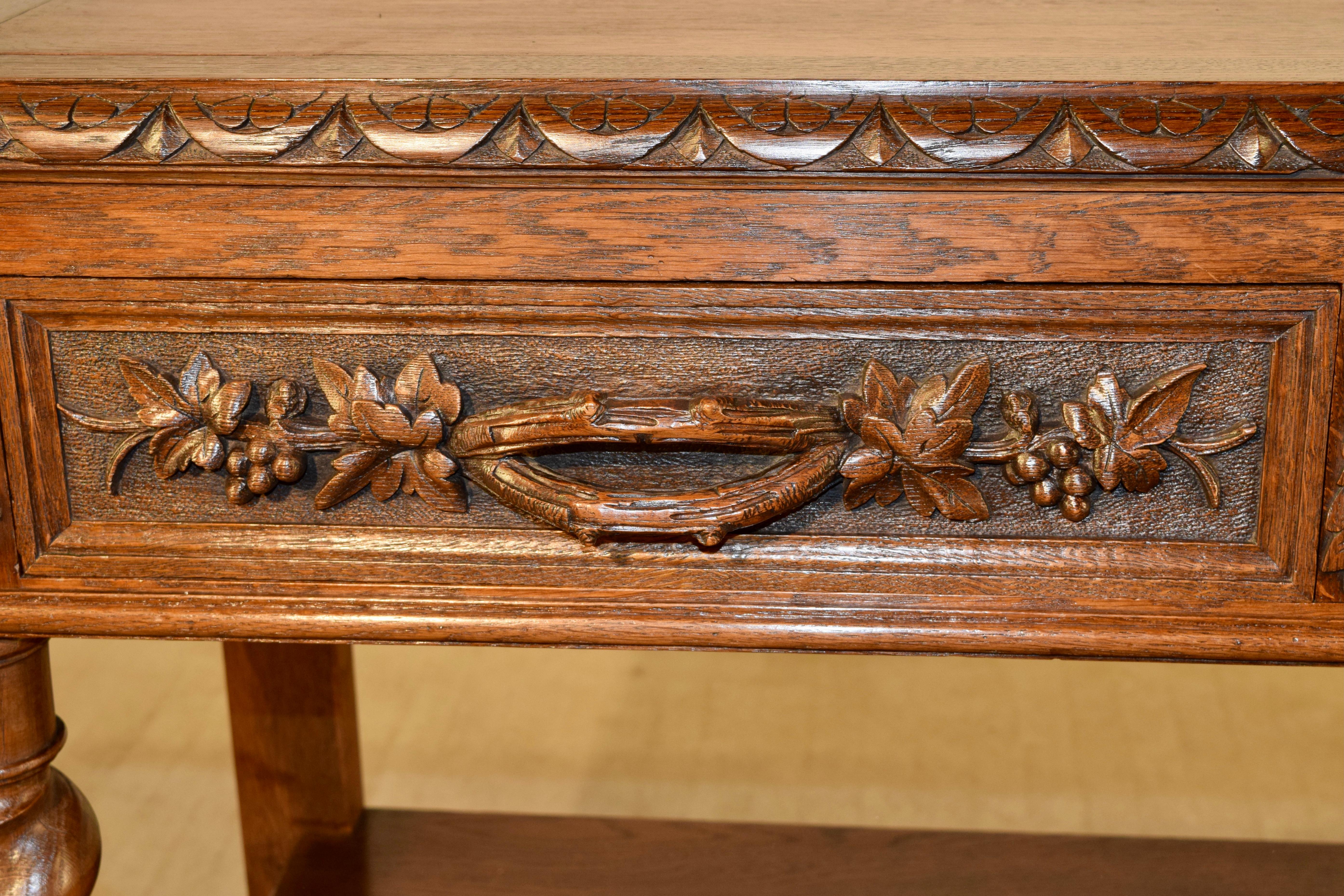 19th Century French Oak Dessert Buffet 6