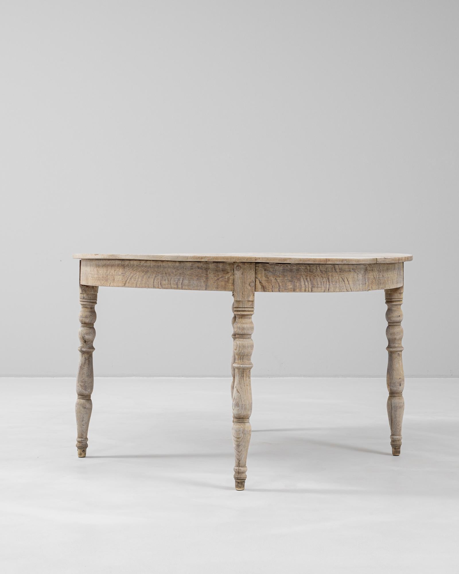 Francese Tavolo da pranzo francese del XIX secolo in Oak in vendita