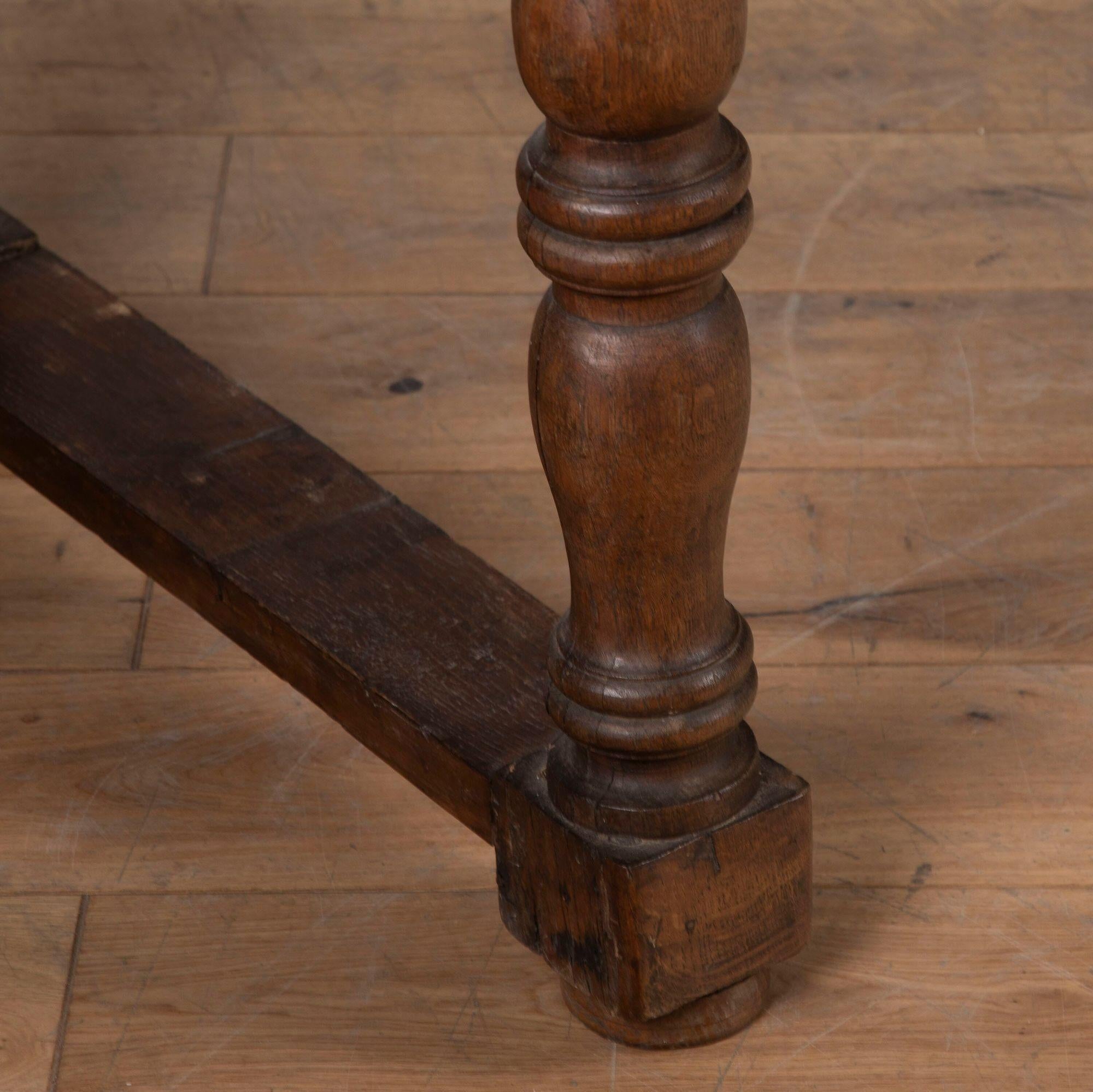 Country 19th Century French Oak Dining Table