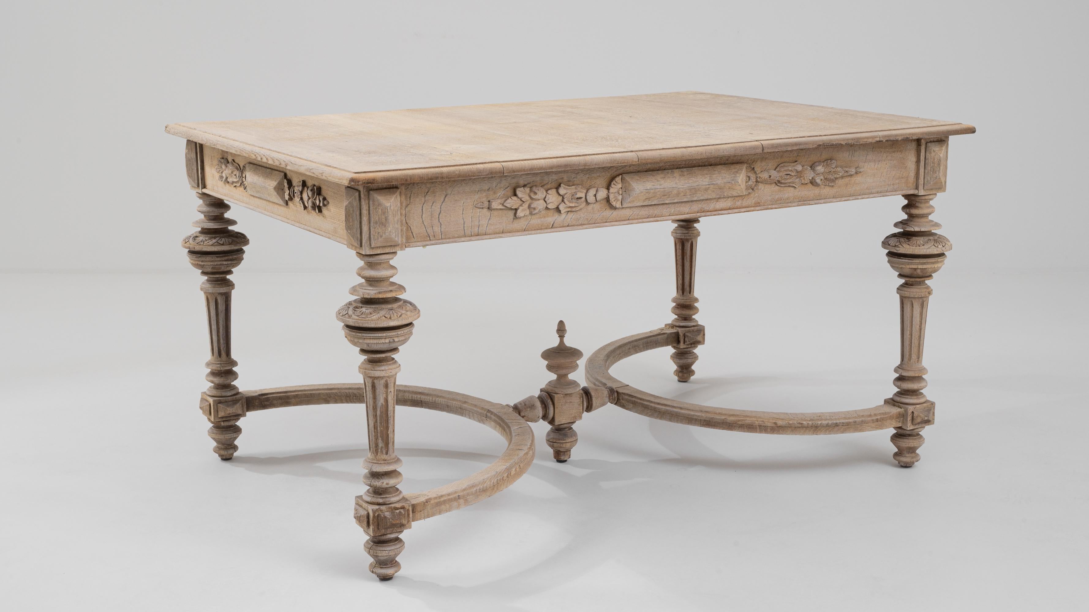 19th Century French Oak Dining Table 2