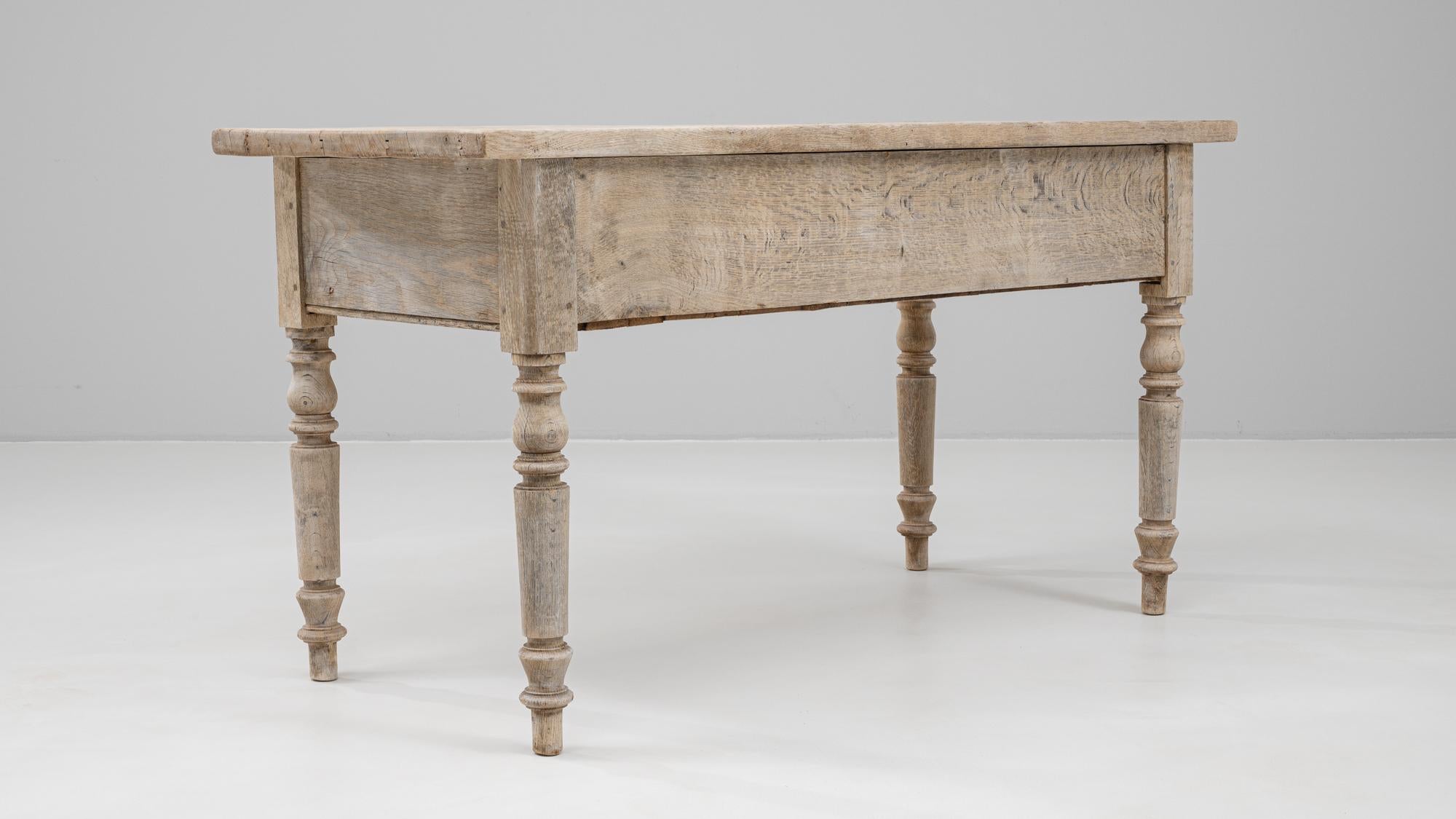 19th Century French Oak Dining Table For Sale 4