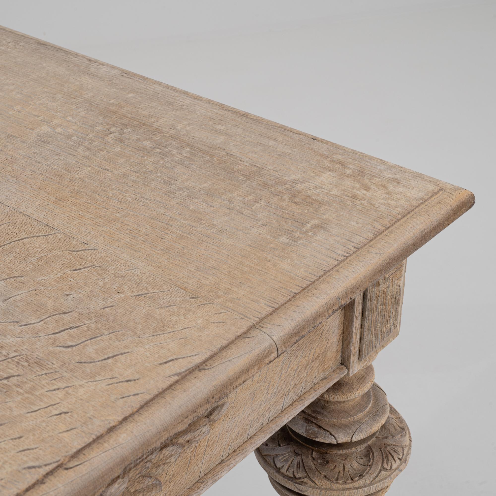 19th Century French Oak Dining Table 3