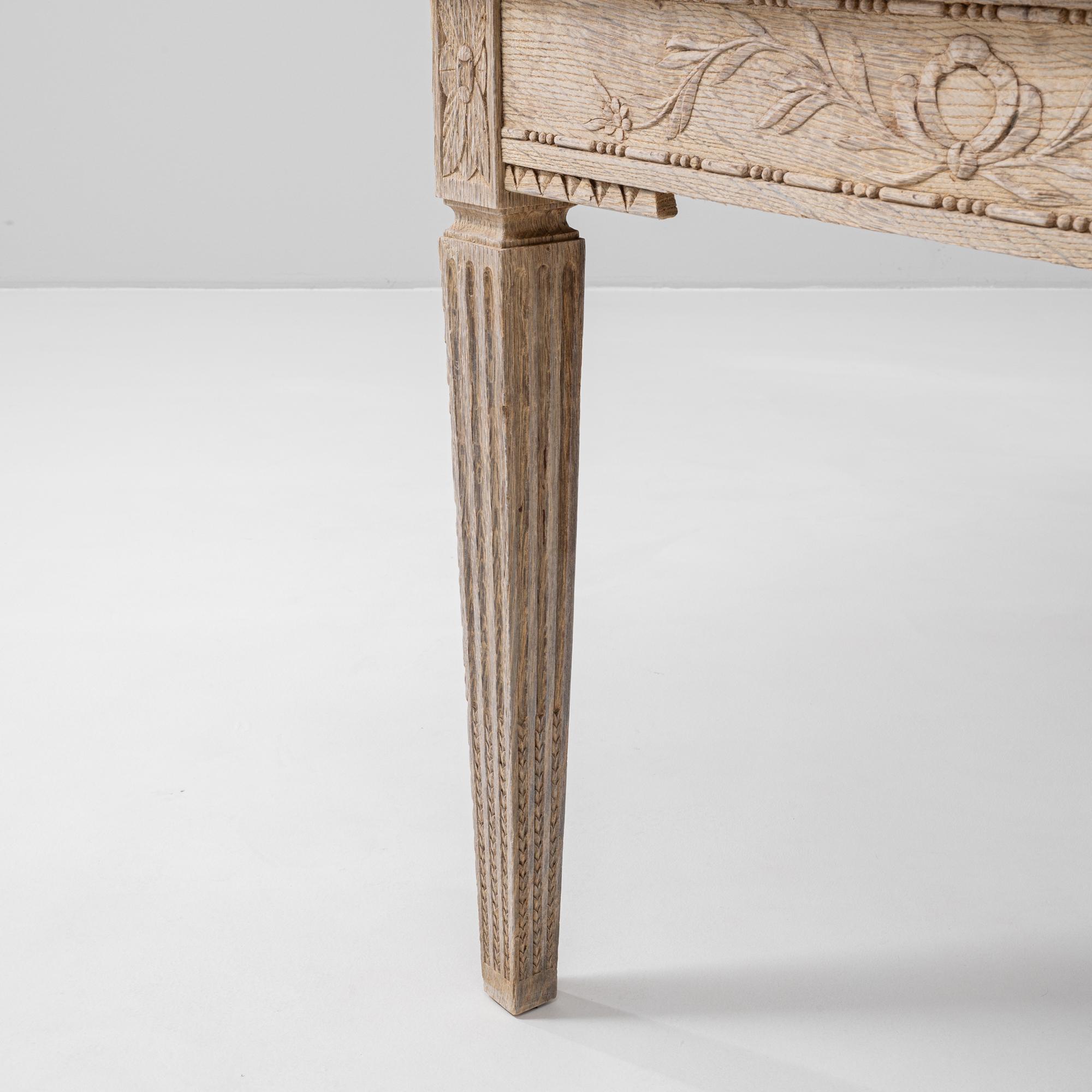 Table de salle à manger en chêne français du XIXe siècle en vente 3