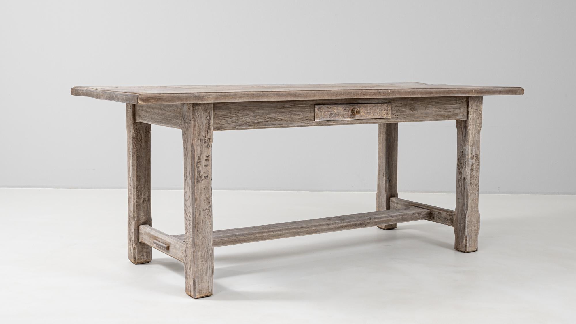 19th Century French Oak Dining Table For Sale 4