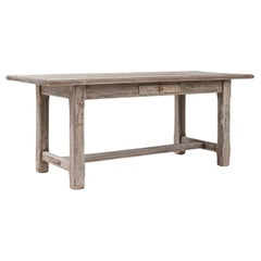 19th Century French Oak Dining Table