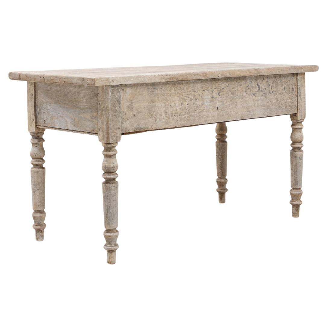 19th Century French Oak Dining Table For Sale