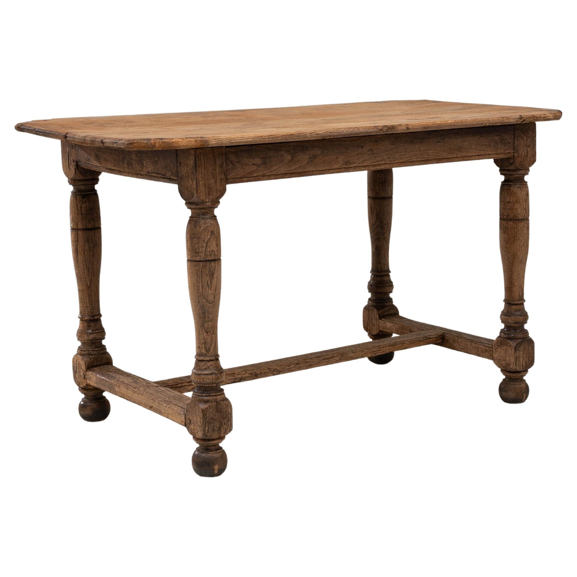 19th Century French Oak Dining Table