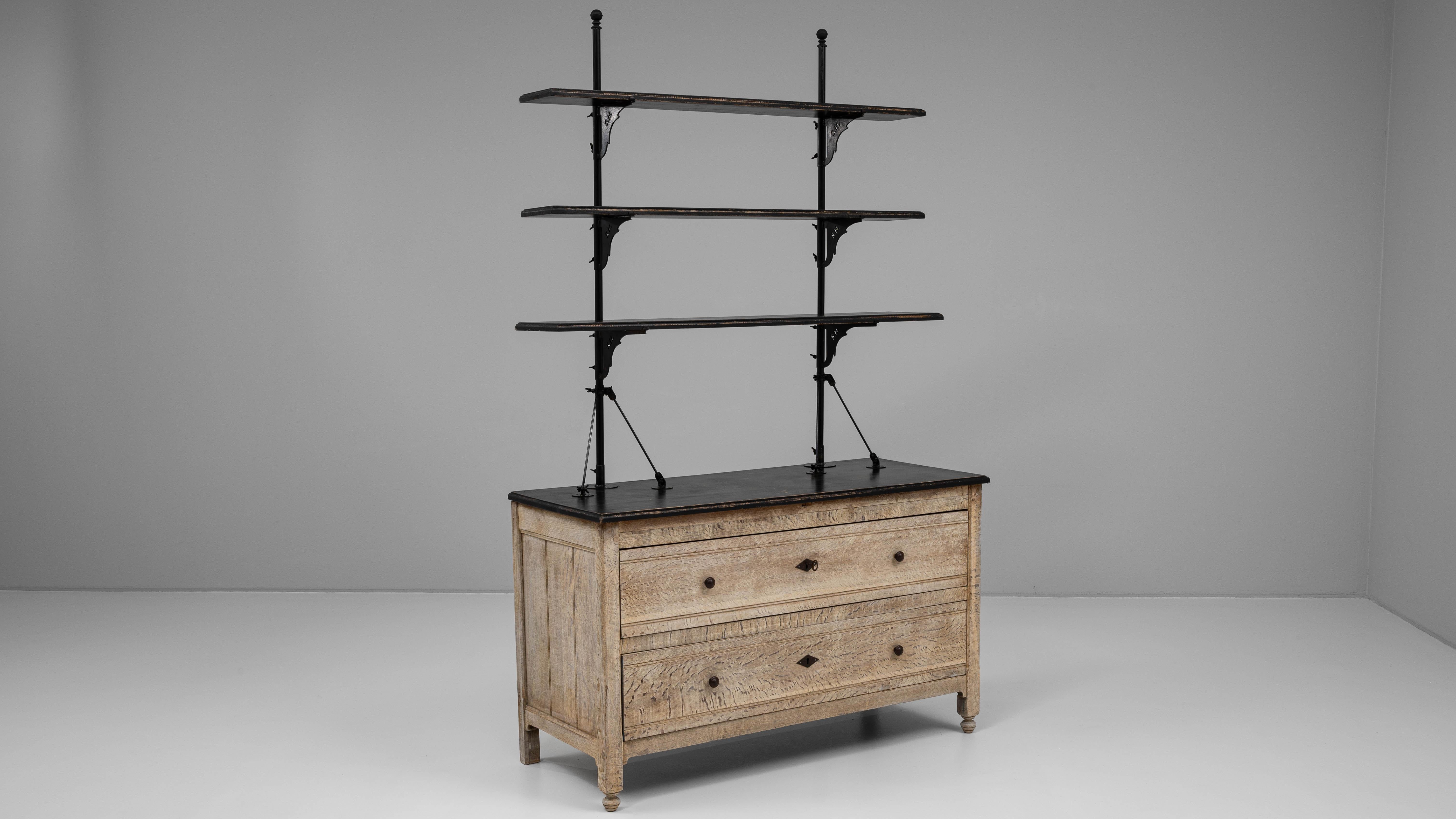 19th Century French Oak Display Cabinet For Sale 14