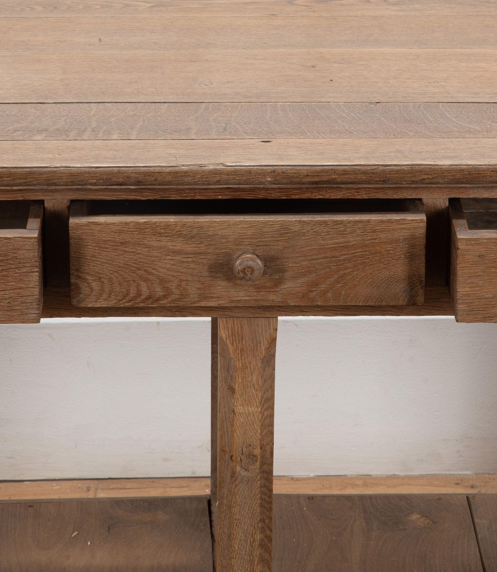 19th Century French Oak Drapers Kitchen Prep Table 5