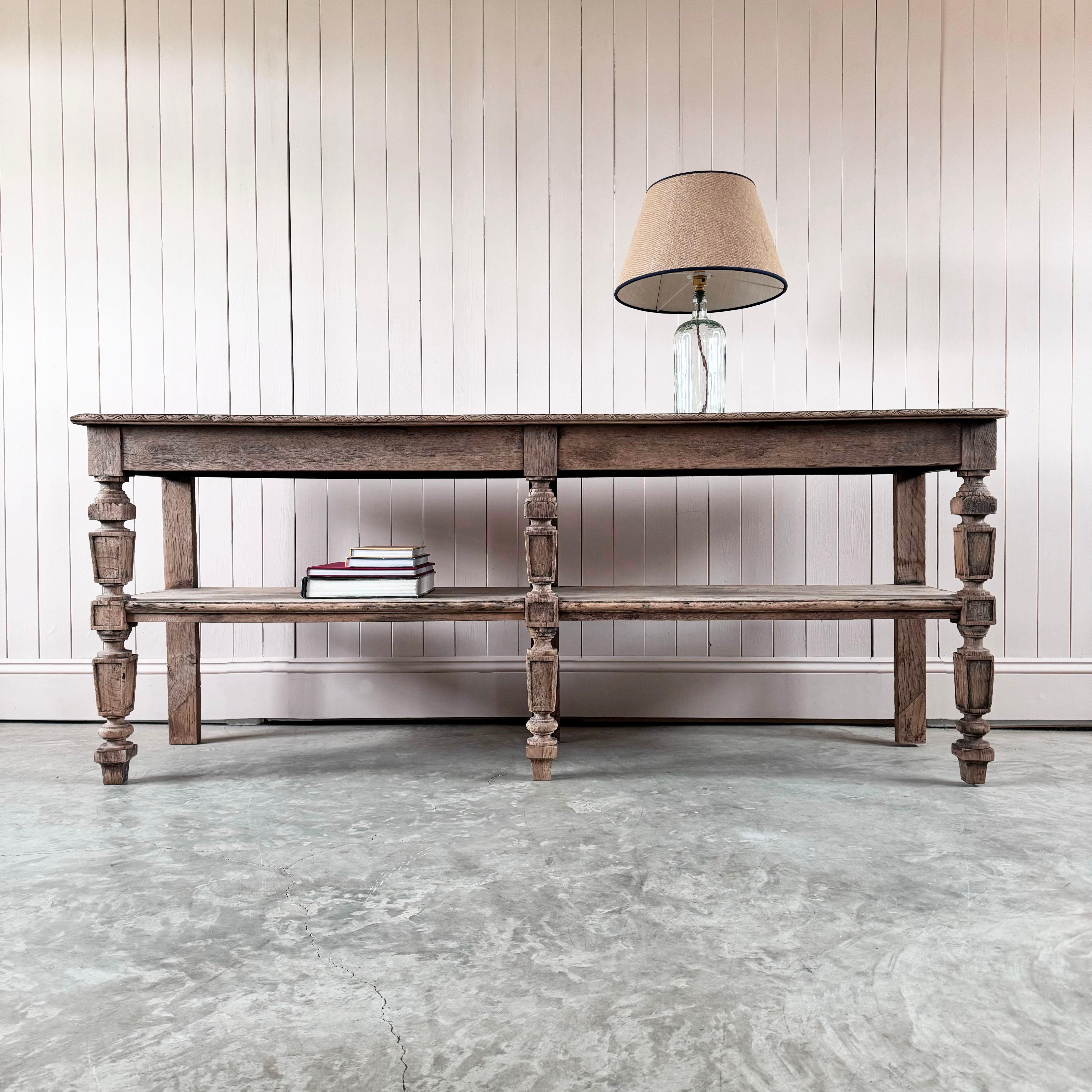 19th Century French Oak Draper's Table 9