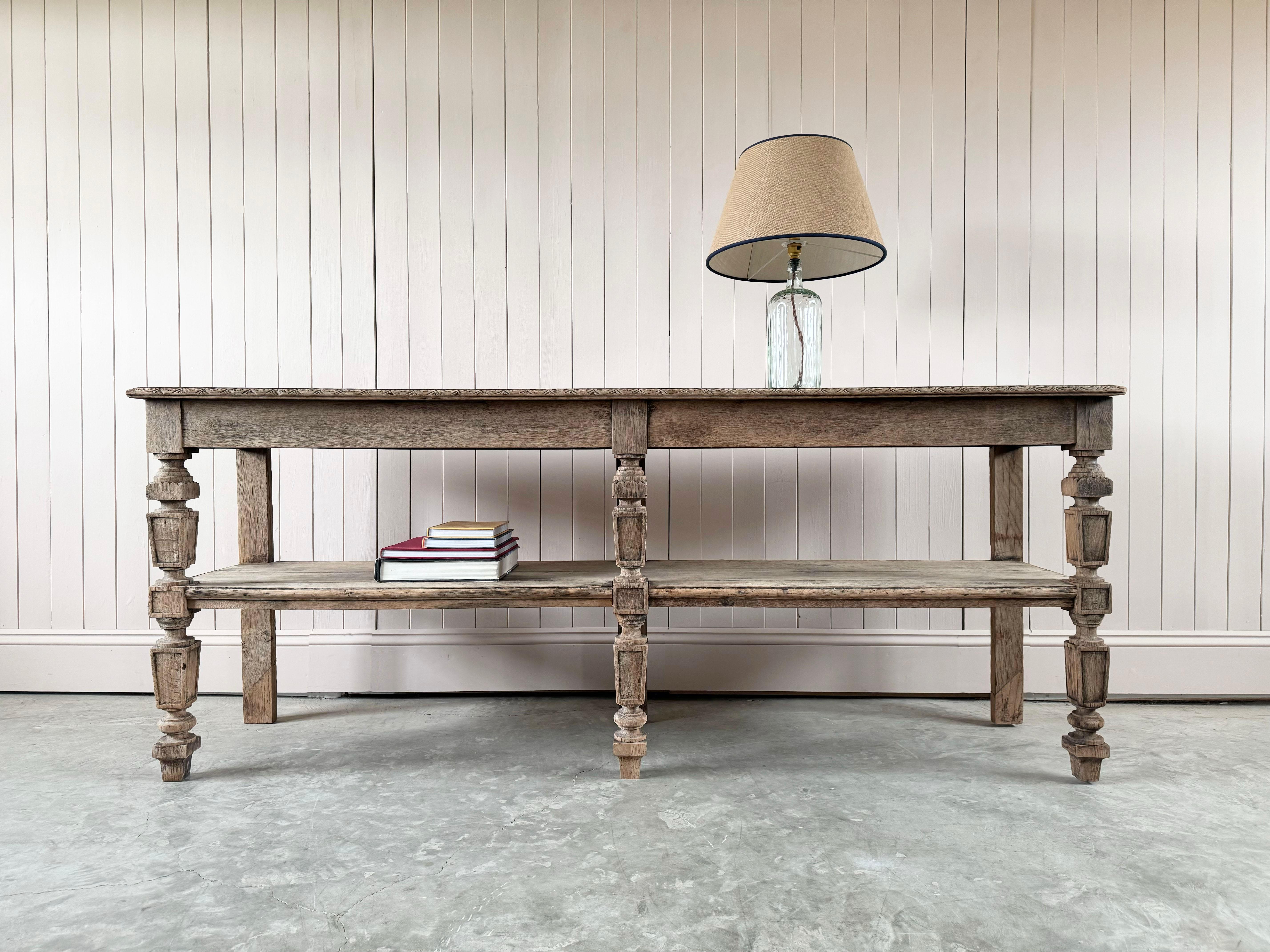 19th Century French Oak Draper's Table In Good Condition In Cirencester, GB