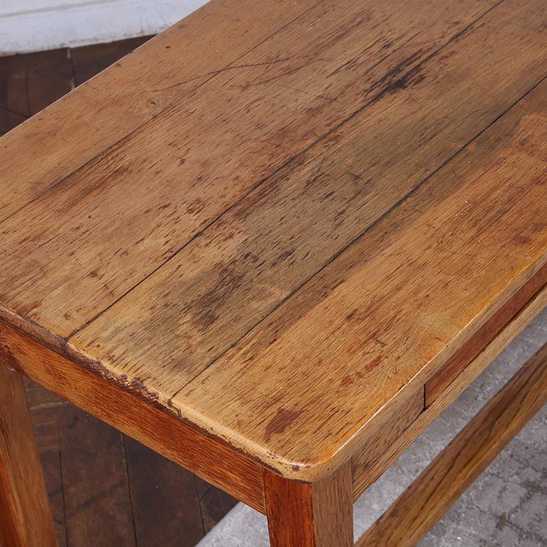 19th Century French Oak Drapers Table 1
