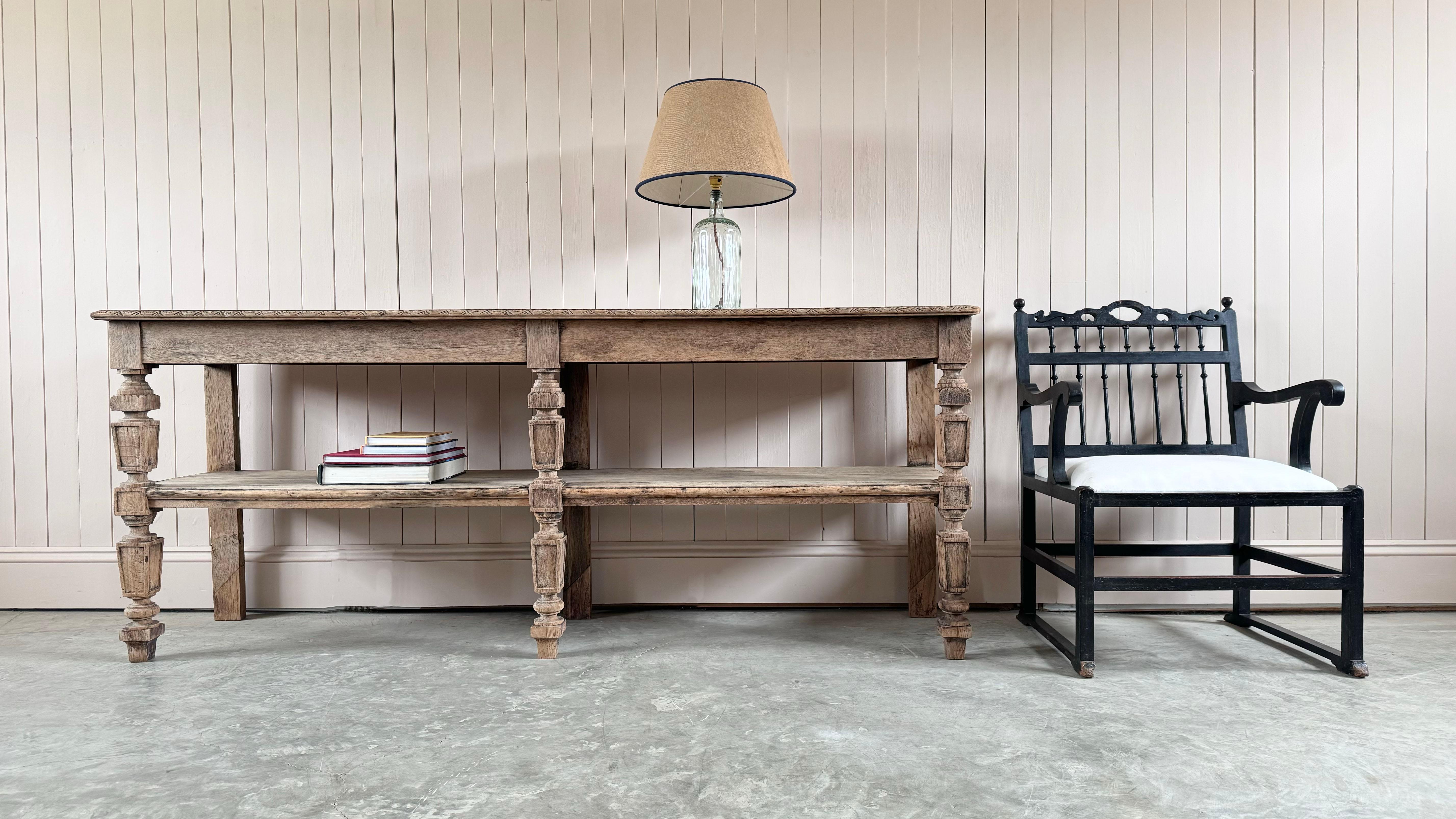 19th Century French Oak Draper's Table 1