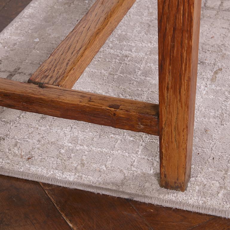 19th Century French Oak Drapers Table 2