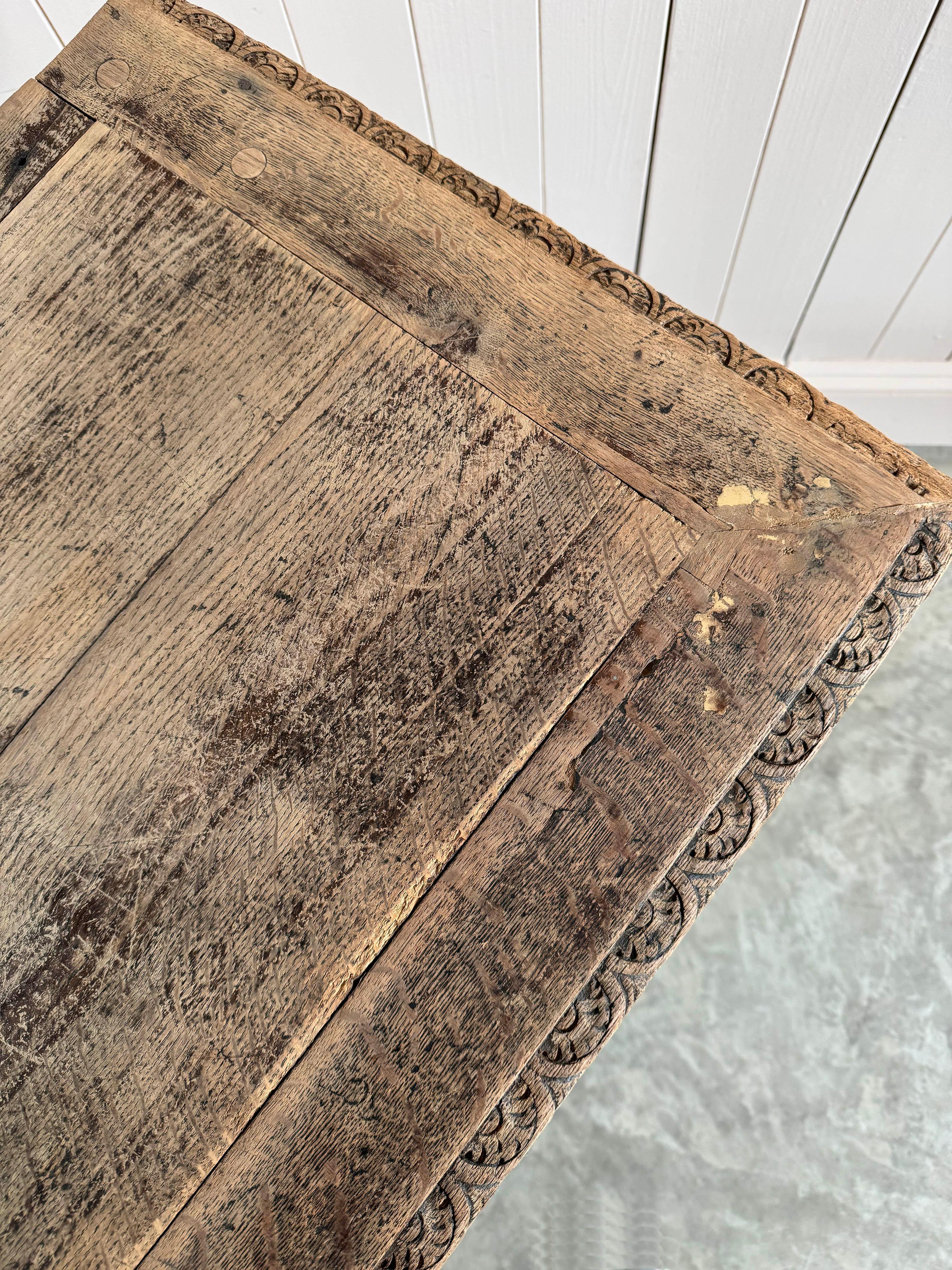 19th Century French Oak Draper's Table 2